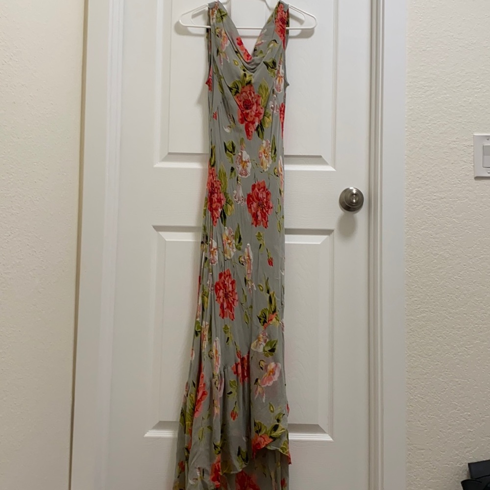 Long flora dress size L